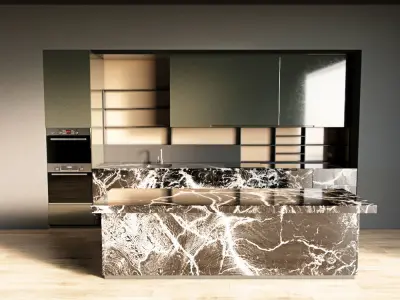 72-Kitchen12 glossy 6 3D model
