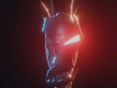 Hunter Monster Rock Free low-poly 3D model