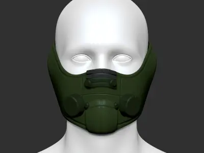 High quality helmet millitary high poly sculpt 3d printable 3D model