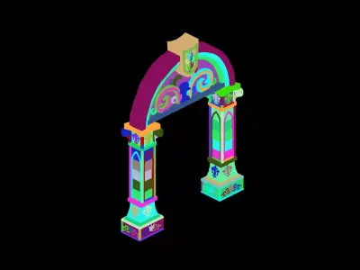 Moon City - Portal 12 3D model