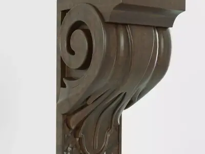 corbel decorative 3D model