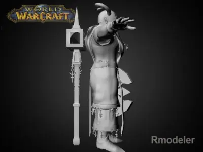 Dwarf Hammer 3D model