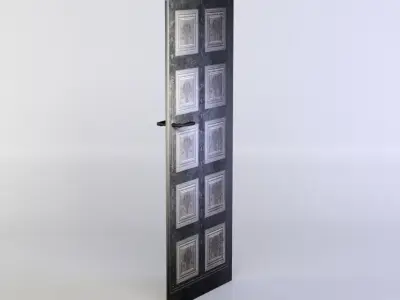 Door Low-poly 3D model get