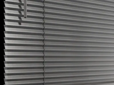 Horizontal blinds01 3D model