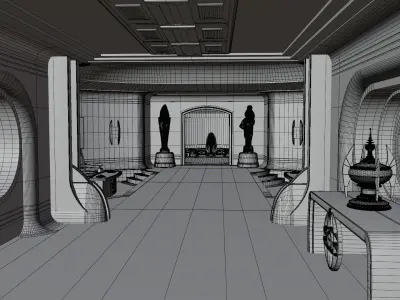 Supreme Chancellor Palpatines Office Expansion 3D model