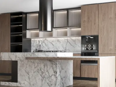 Kitchen 090 3D model