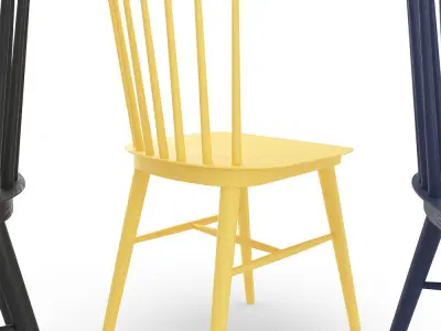 Tucker Dining Chair 3D model