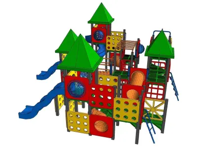 Childrens Playground Structure SketchUp Model 3D model