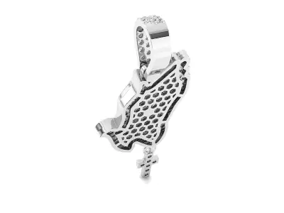 praying hands pendant 3D print model
