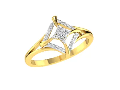 Women Ring  Render 3dm STL OBJ FBX MGX Details 3D print model