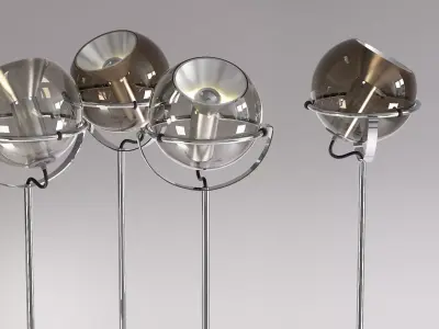 RAAK Two Globe Floor Lamp 3D model