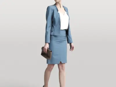 Humano 20-Collection 03 - ELEGANT STREET PEOPLE -20x 3D models  3D model