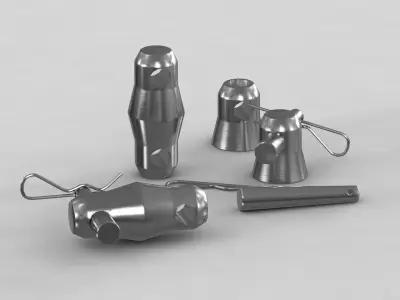 Modular Square Truss System 3D model