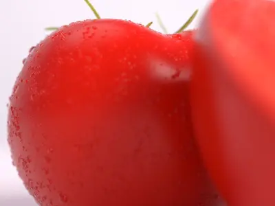 Hyperrealistic Tomato  3D model