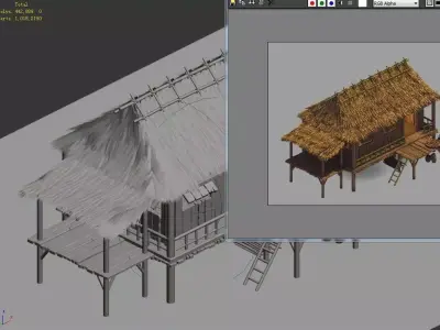 Crescent Crescent - Chalet 056 3D model