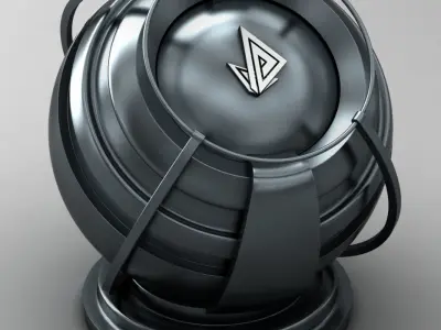 VRAY SHADER---METAL---Silicium Texture