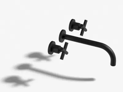 Faucet 01 Low-poly 3D model