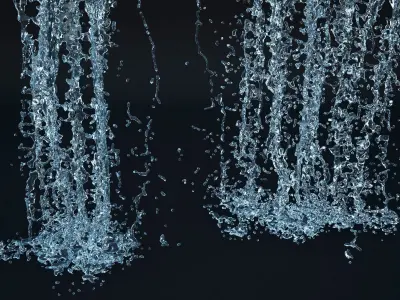 Fountain potoki 8 3D model