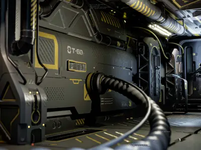SCI-FI MODULAR PANEL KIT Vol -2 Low-poly 3D model