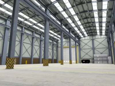 Factory Building- Vol 05- High detail 3d models 3D model
