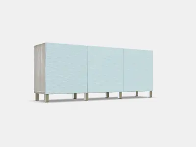 BESTA Storage combination with doors 38 Low-poly 3D model