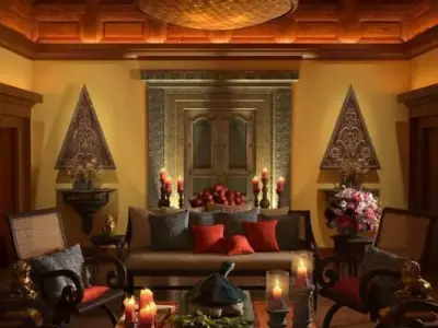 Interior Antique Living Room 3D model