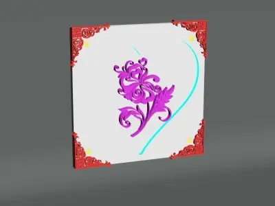 Modern Ceiling Design 3D model