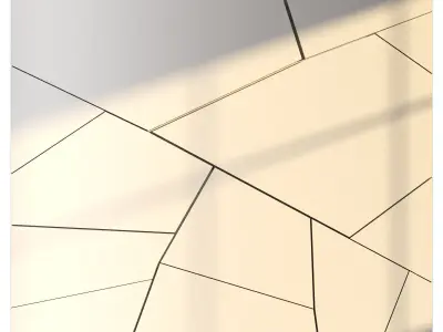 Wall panel 0293-0405-shpon 3D model