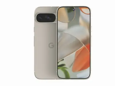 Google Pixel 9 Porcelain 3D model