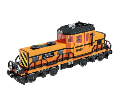 Train Lego Locomotive 80060 3D model