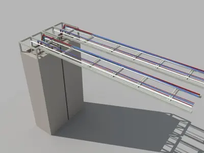 Telecom Power System 02 3D model