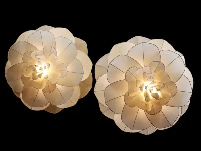 Flower Chandelier 3D model