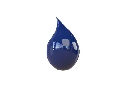 Water Drops v4 005 Low-poly 3D model