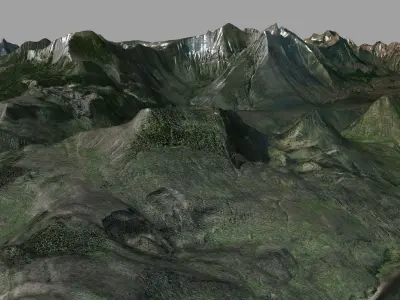 Yellowstone National Park 3D model