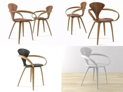 Cherner Armchair 3D model