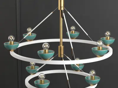 Roseland Ceiling Fixture 3D model