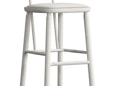 Oiseau Kitchen Stool 3D model