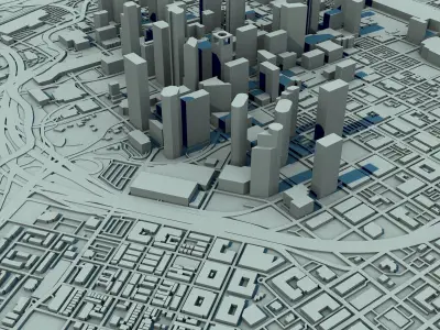 Houston Texas United States 3D print model