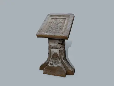 lectern Low-poly 3D model