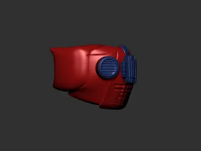 helmet high poly sculpt 3d printable ver 7 3D model 3D model 117