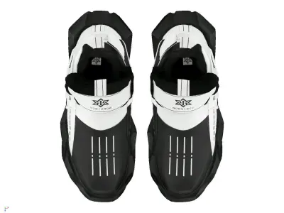 Cyberpunk sneaker 6 Techwear scifi future shoes NORVINCY 3D model