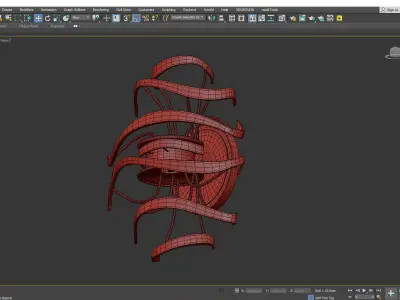 Corbett Calligraphy Wall Sconce Low-poly 3D model