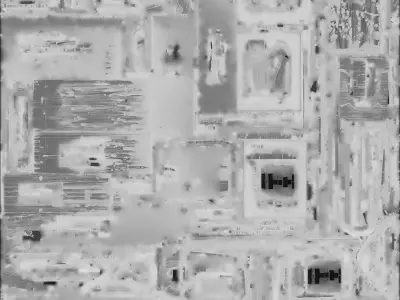 Modern Executive Office 3D Model Interior Set Low-poly 3D model