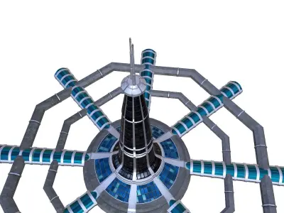 Millennium Gate - Star Trek Low-poly 3D model