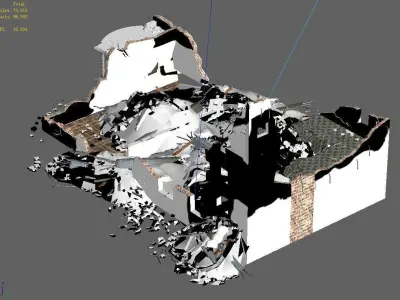 Future World - Ruins 06 3D model