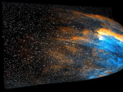 Clamshell Nebula 3D model