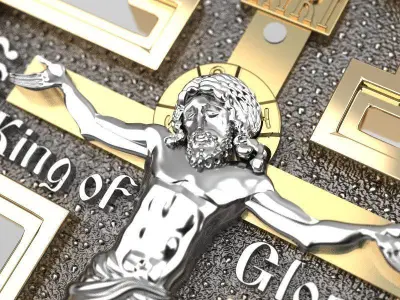 Cross of the Blessed Savior 3D print model