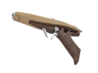 Kueget LN-21 blaster pistol from Star Wars Revenge of the Sith 3D model