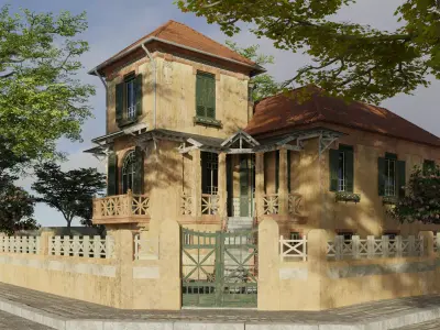 Old Country House 3D model