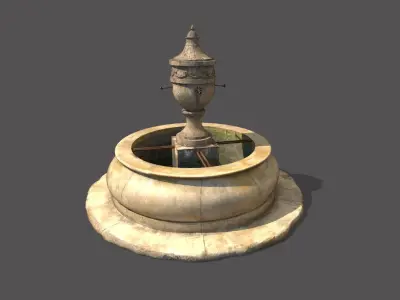 Ancient Fountain 3D model